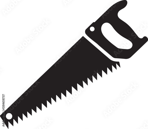 Hand Saw silhouette

