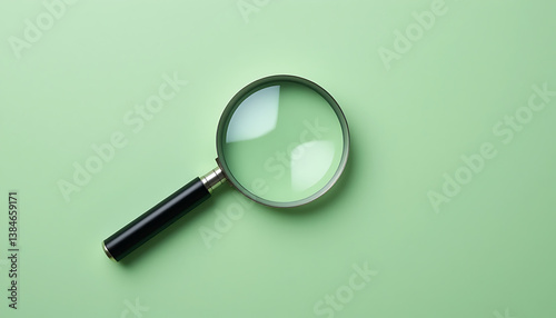 Magnifying Glass and Search Icon: Symbol of Exploration, Discovery, and Information Retrieval