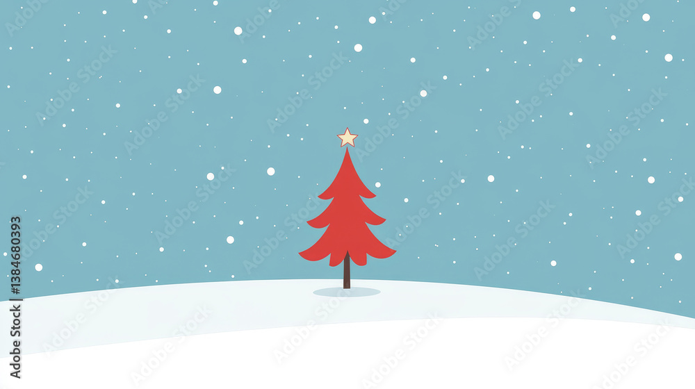 Vector illustration showing an abstract Christmas tree. Picture suitable for winter season poster. Can be used for design of greeting cards and banners. Vector illustration showing an abstract Christmas tree. Picture suitable for winter season poster. Can be used for design of greeting cards and banners.