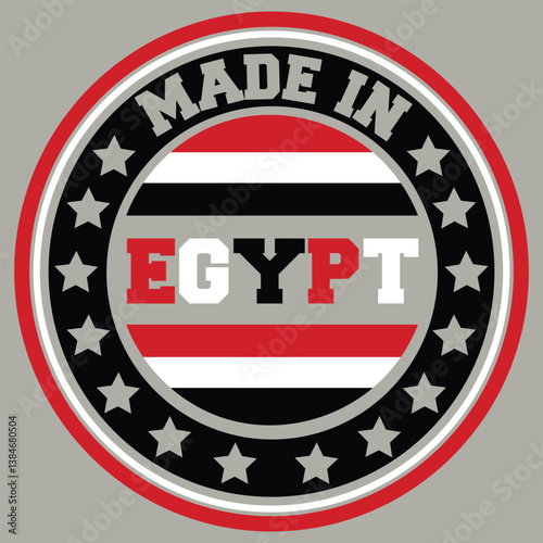 made in Egypt Stamp sign grunge style