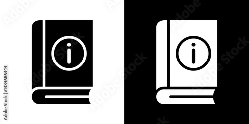 User guide icons vector set in solid flat style