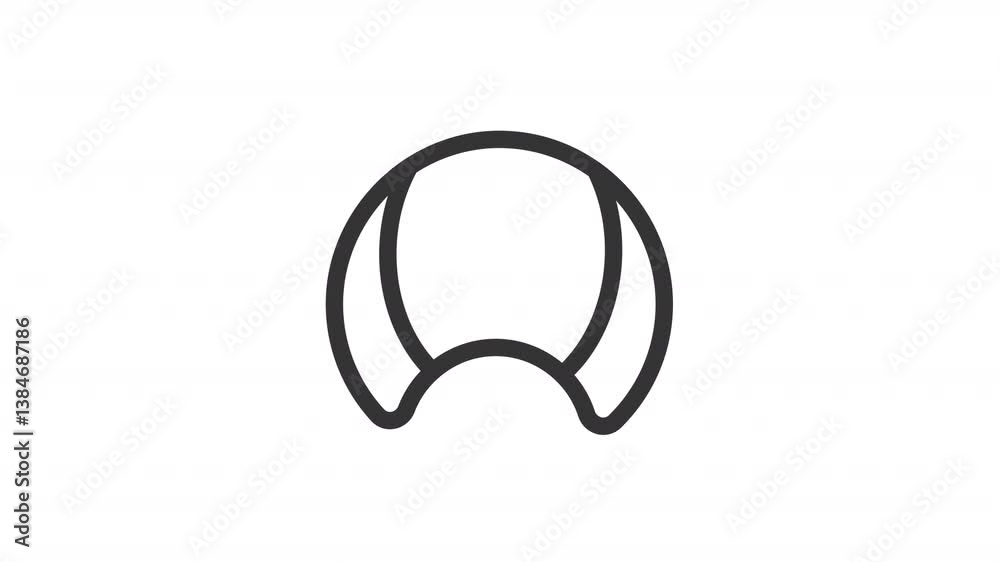 Croissant animation icons for social media, presentations, videos, websites, etc. No background, Alpha channel. Croissant animation icons for social media, presentations, videos, websites, etc. No background, Alpha channel.