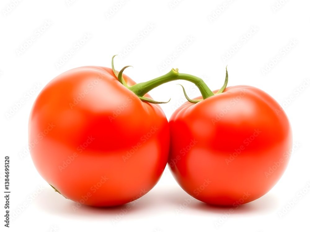 Fresh Organic Red Tomato Isolated on White Background – Healthy Vegetable for Cooking & Salads Fresh Organic Red Tomato Isolated on White Background – Healthy Vegetable for Cooking & Salads