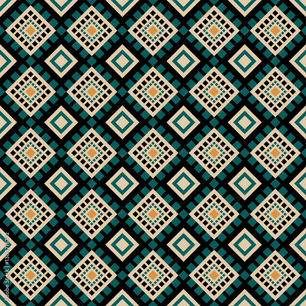 seamless pattern with geometric shapes modern background decorative design print for fabric surface design packaging wrapping paper vector seamless pattern with geometric shapes modern background decorative design print for fabric surface design packaging wrapping paper vector
