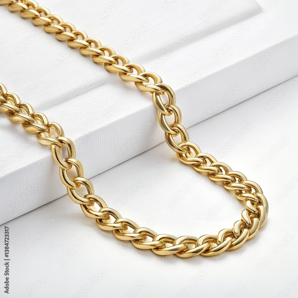 Obraz premium gold chain with a chain