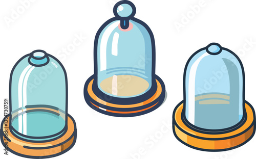 Hijama cup vector illustration
