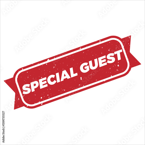 Special Guest Rubber Stamp Seal