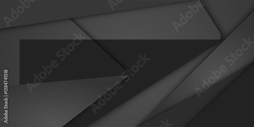 black background overlap dimension grey vector illustration message board for text and message design modern website