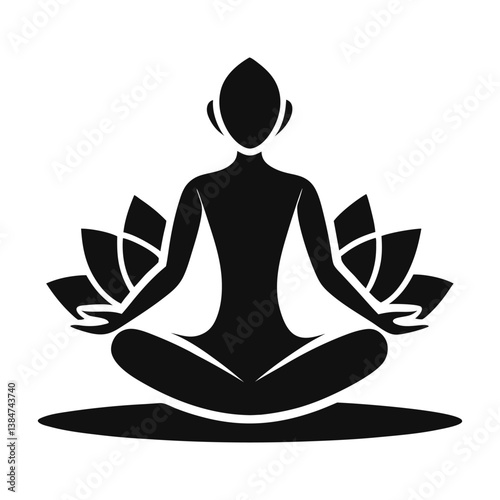 Yoga Lotus Logo Design