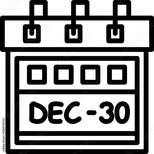 Thirtieth December Icon