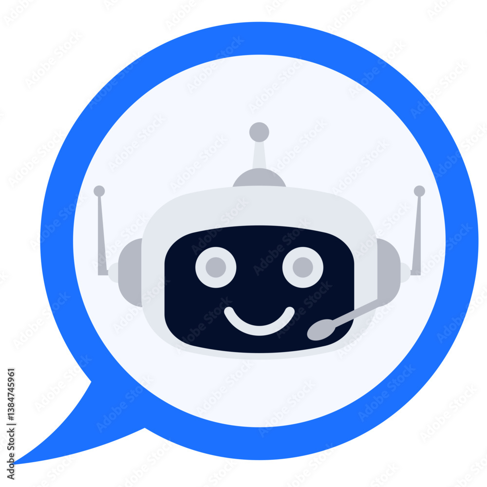 Fototapeta premium AI Chat Bot