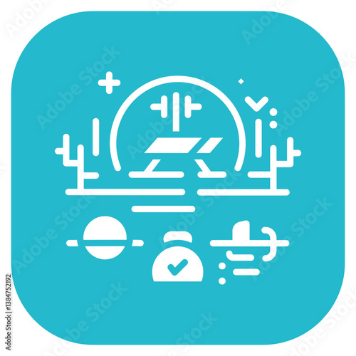 Fitness Center Icon