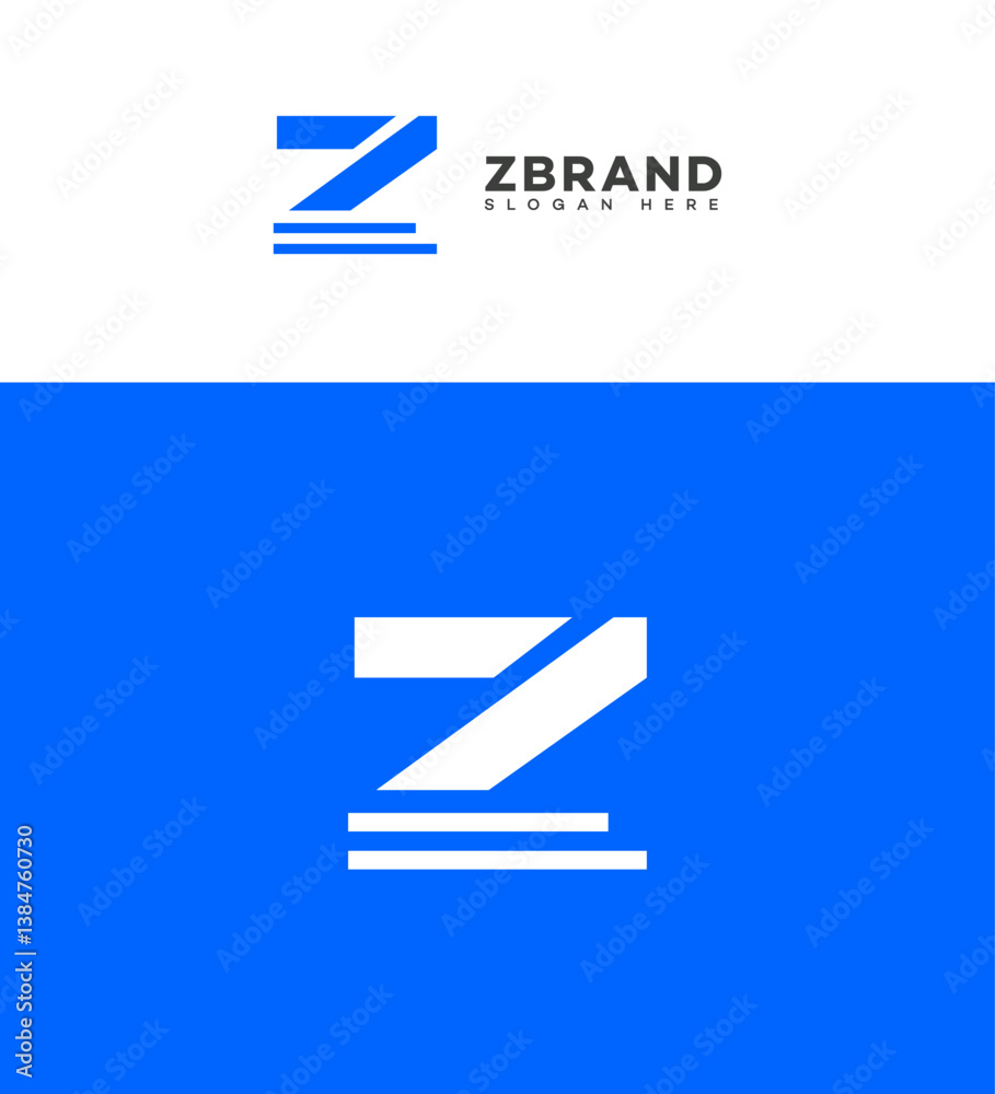 Modern Z Logo Design for Brand Identity, Minimalist Style Modern Z Logo Design for Brand Identity, Minimalist Style