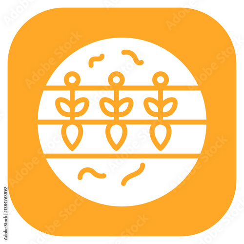 Vegetable Patch Vector Icon