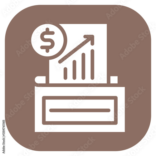 Budget Forecast Vector Icon