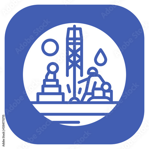 Well Cementing Icon