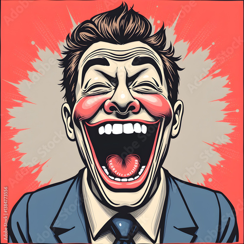 April Fool's Day / Laughing Out Loud Mouth Generative AI
