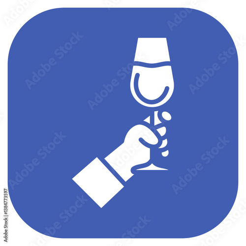 Midnight Toast Vector Icon