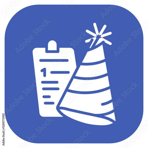 Party Reservation Vector Icon