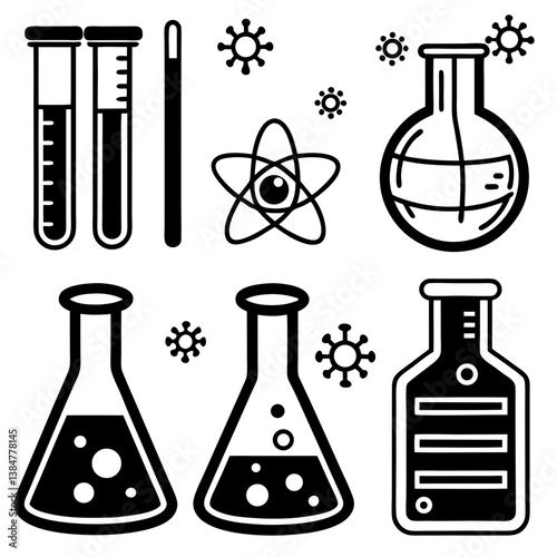 set of laboratory equipment