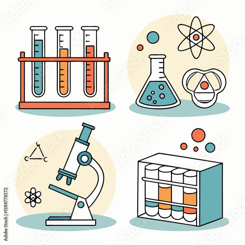 science and chemistry icons