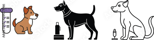 Canine Medical Test Dogs, Sample, Lab, Analysis, Vet