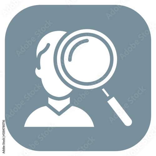Criminal Profiling Vector Icon
