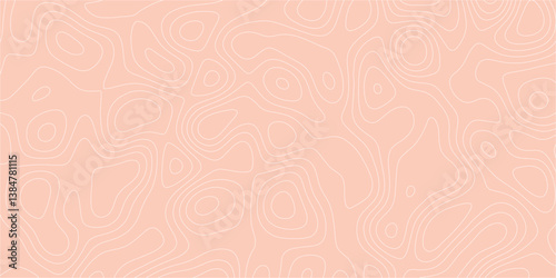 Wavy contour pattern with topographic influence in abstract organic formation

