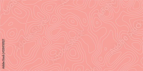 Wavy contour pattern with topographic influence in abstract organic formation

