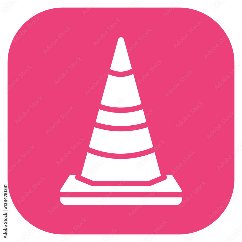 Traffic Cone Vector Icon