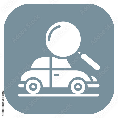 Undercover Car Vector Icon