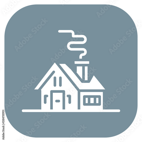 Winter Chalet Icon