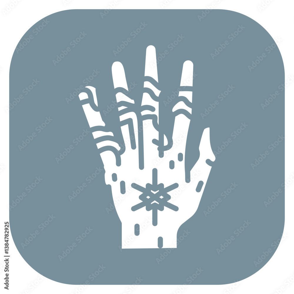 Obraz premium Frostbite Icon