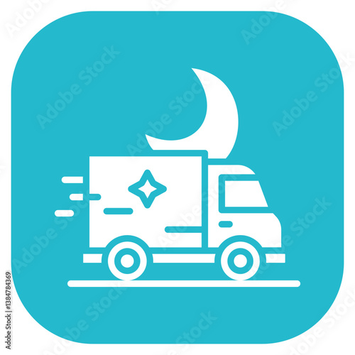 Overnight Delivery Vector Icon
