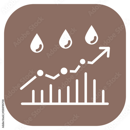 Humidity Rising Vector Icon