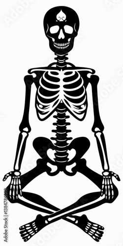 human skull vector illustration