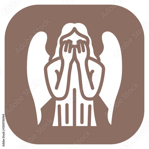 Weeping Angel Vector Icon