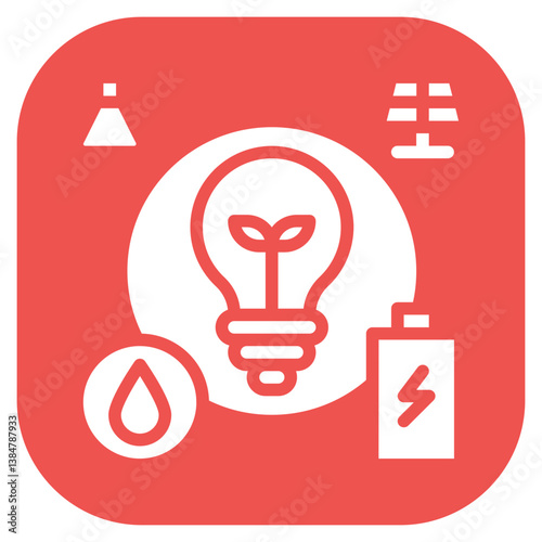 Energy Grid Control Vector Icon