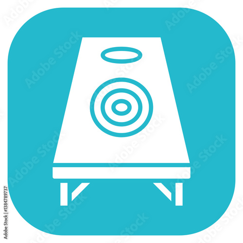 Bean Bag Toss Vector Icon