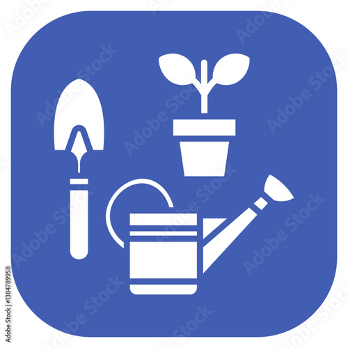 Gardening Set Vector Icon