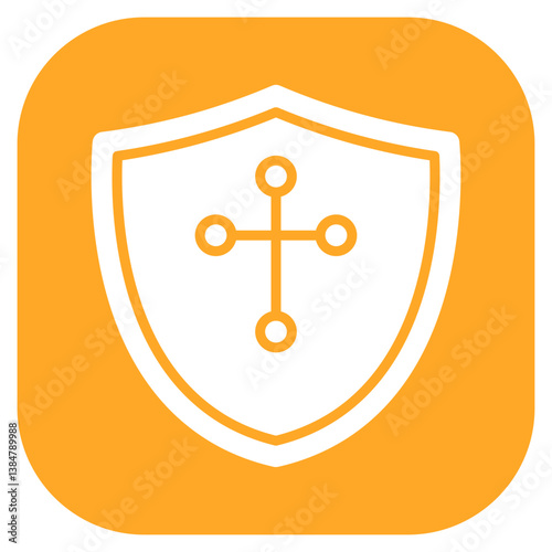 Knight Shield Vector Icon