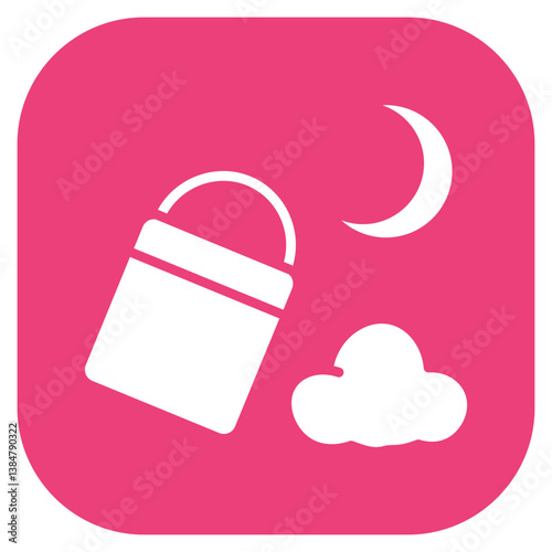 Baby Blanket Vector Icon
