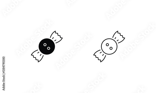 CANDY icons set vector stock illustration