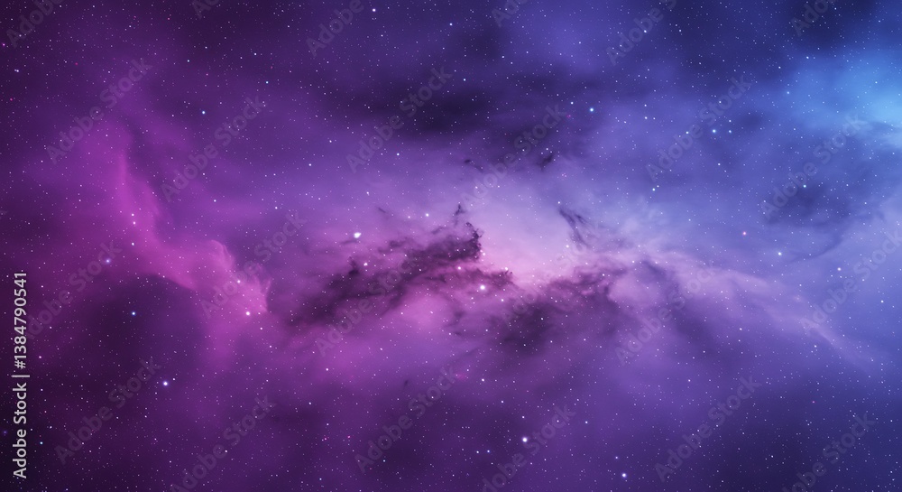 Obraz premium Cosmic Lavender Haze AI Generated