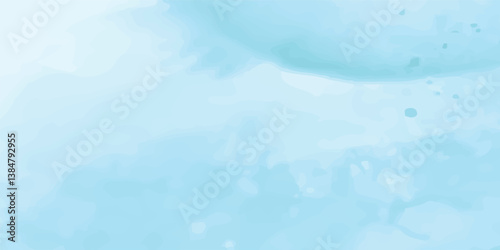 Abstract Light Blue and White Watercolor Painting with Smooth, Flowing Brush Textures and a Subtle Handcrafted Feel, Ideal for Branding Kits, Mood Boards, and Calm Minimalist Designs