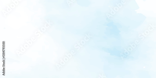 Abstract Light Blue and White Watercolor Painting with Smooth, Flowing Brush Textures and a Subtle Handcrafted Feel, Ideal for Branding Kits, Mood Boards, and Calm Minimalist Designs