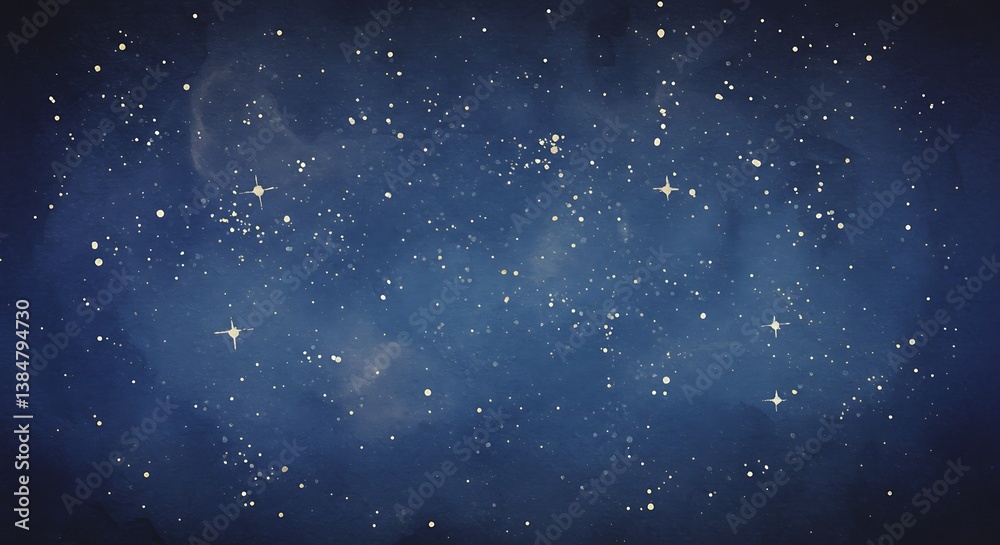 Obraz premium Celestial Dust and Dreams AI Generated