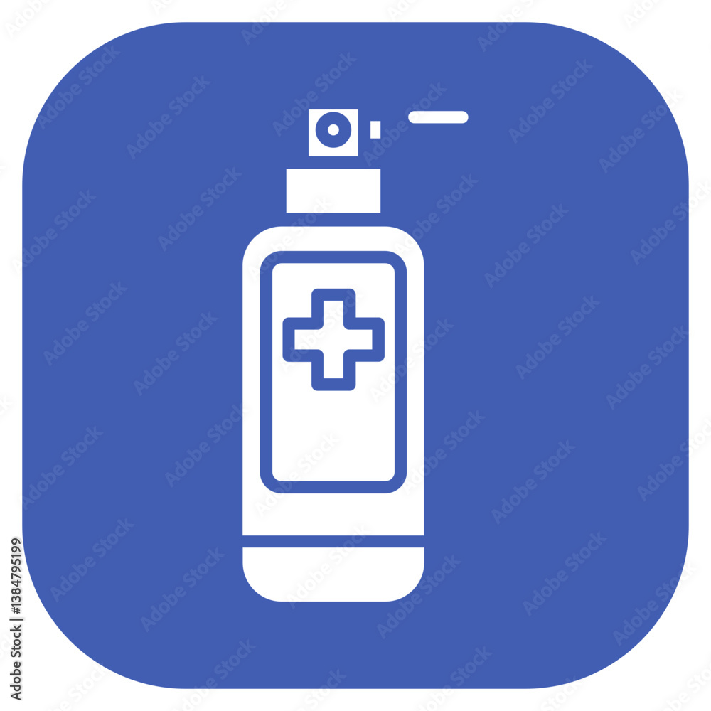Antiseptic Spray Vector Icon