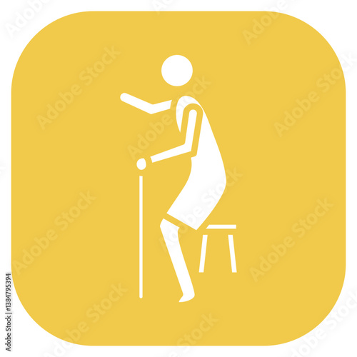 Geriatrics Vector Icon