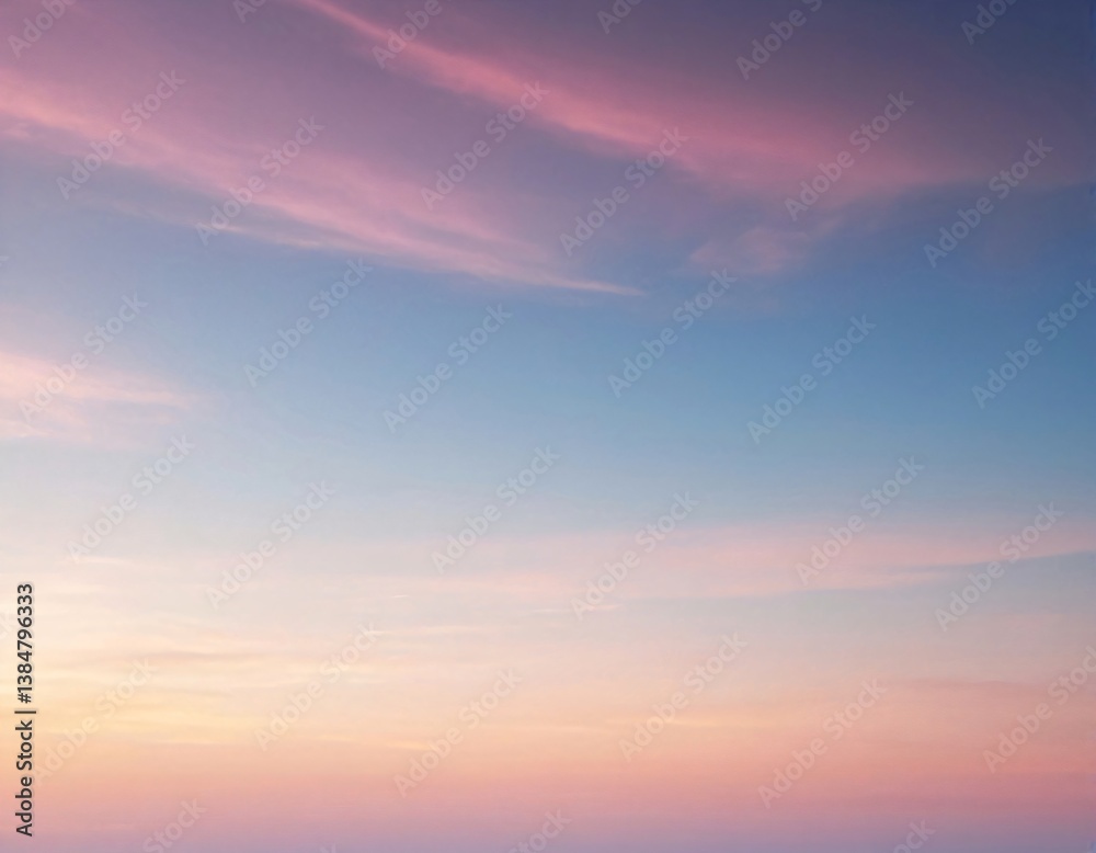 Obraz premium 단순하고 부드러운 하늘 그라데이션 배경.